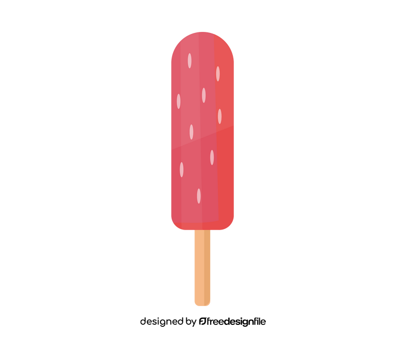 Cartoon fruit ice cream clipart