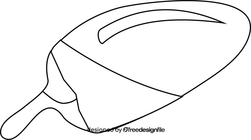 Chili Pepper black and white clipart