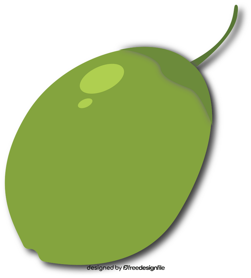 Green Coconut clipart