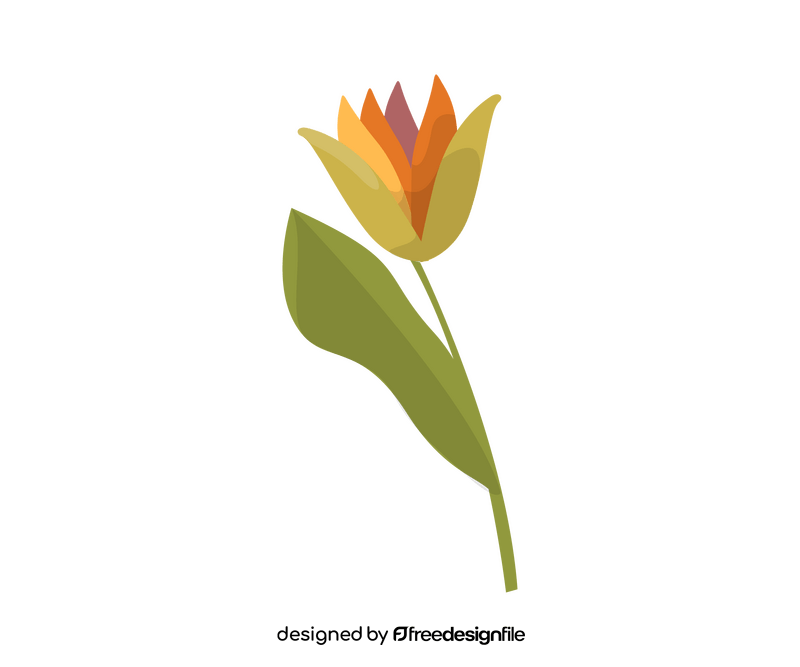 Cartoon flower clipart