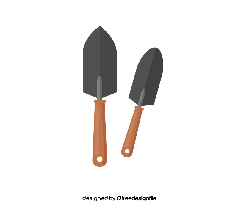 Cartoon garden shovel clipart