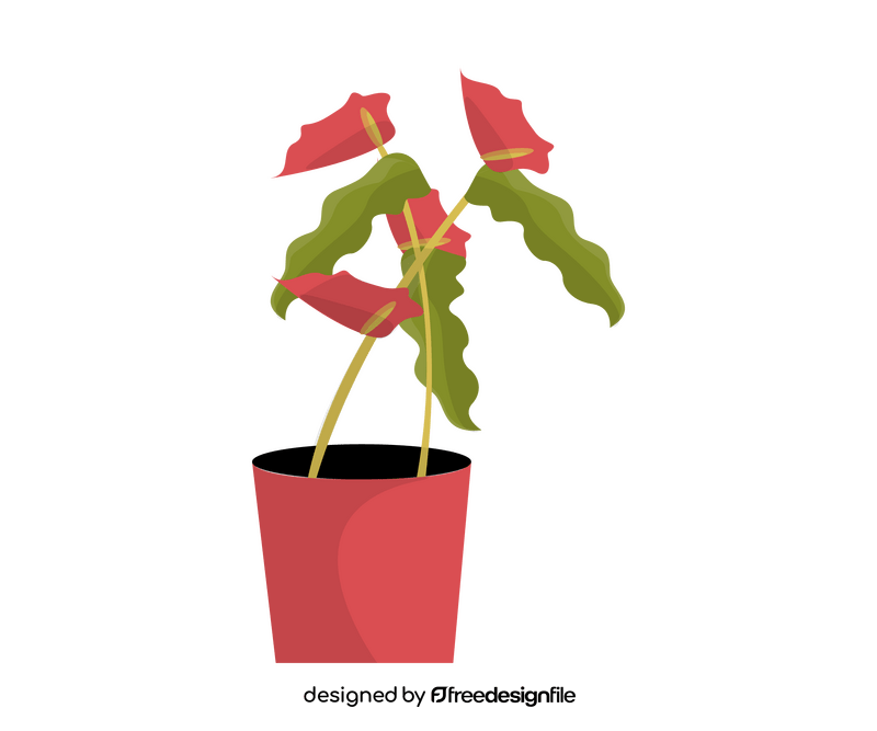 Cartoon houseplant clipart