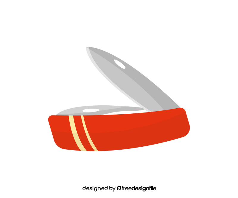 Cartoon Swiss knife clipart