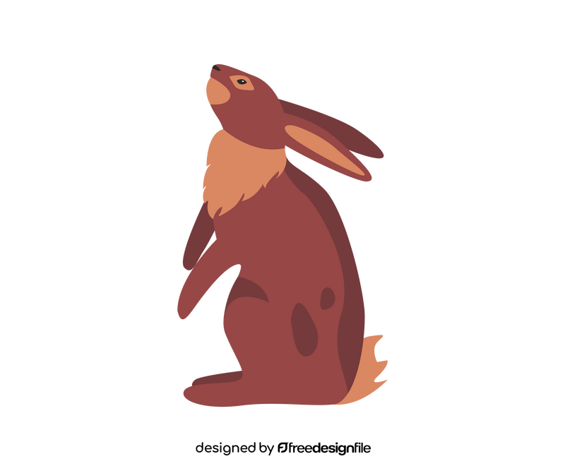 Hare illustration clipart