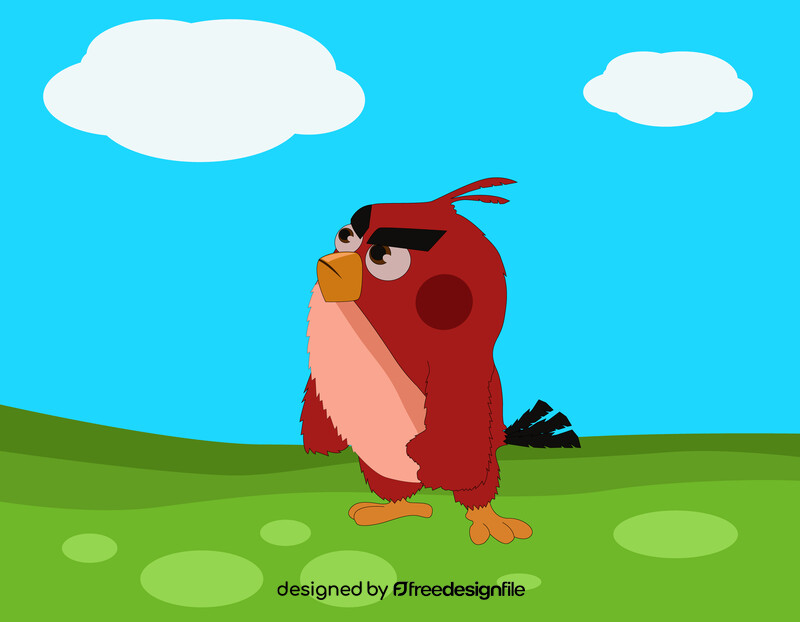 Angry birds drawings vector