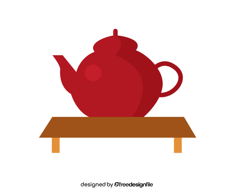 Chinese teapot clipart