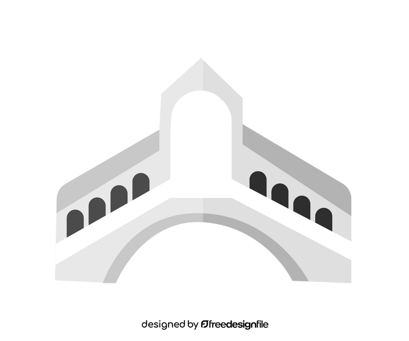 Italian bridge clipart