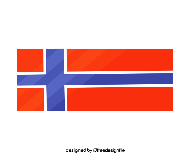 Norway flag clipart