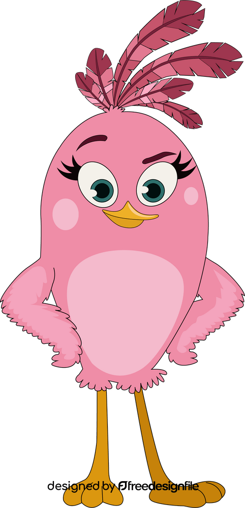 Angry birds stella clipart