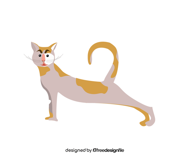 Cartoon cat clipart