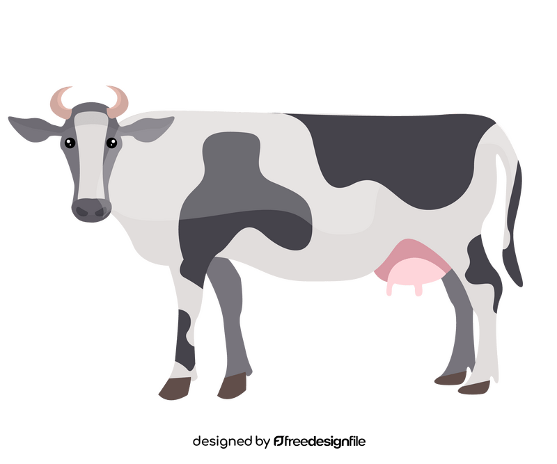 Cartoon cow clipart