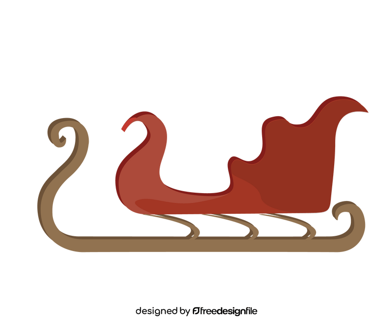 Free Santa Claus sleigh clipart