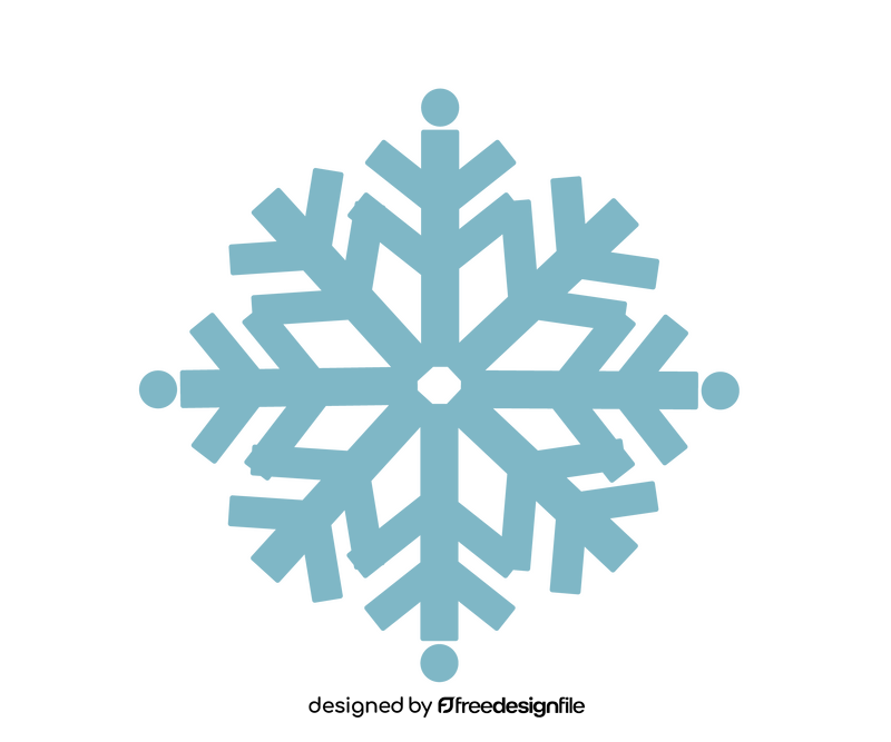 Snowflake free clipart