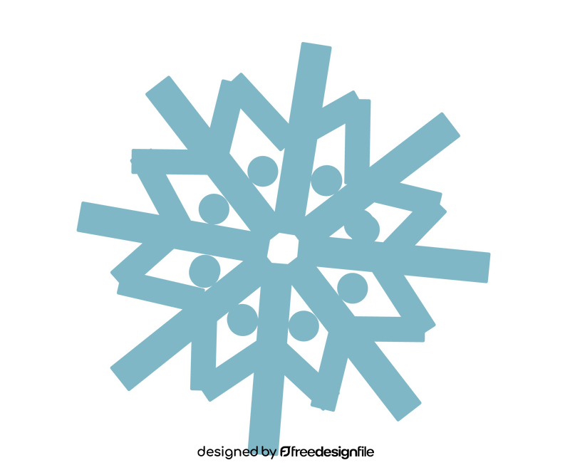 Snowflake clipart