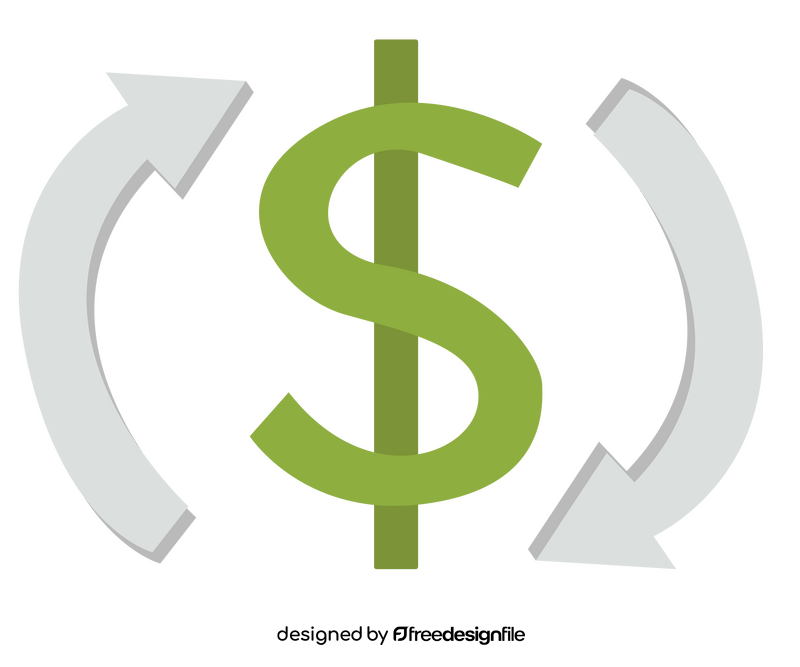 Dollar sign illustration clipart