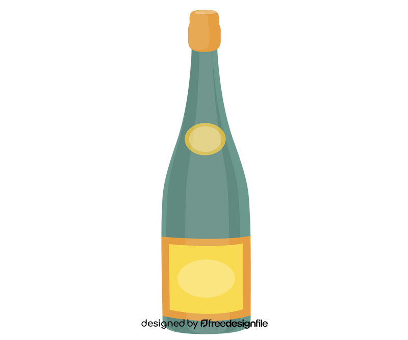 Cartoon champagne clipart