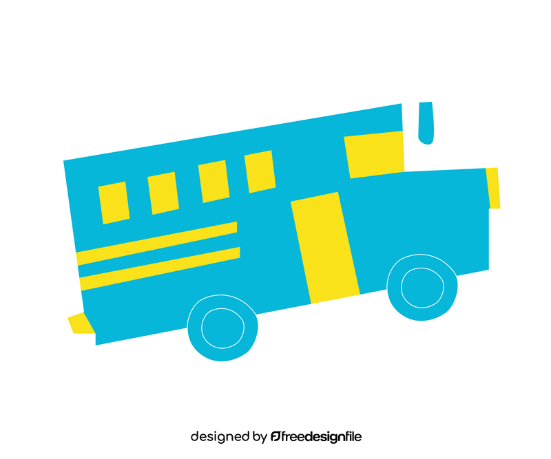 Cartoon school bus clipart