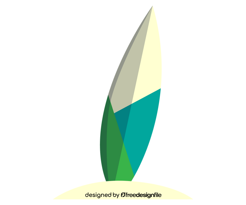 Surfboard drawing clipart