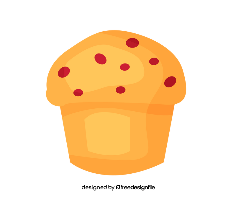 Cartoon muffin clipart