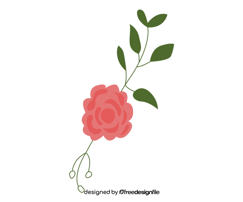 Flower illustration clipart