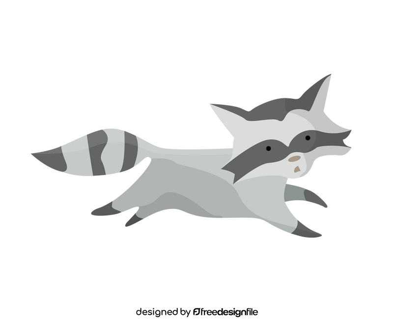 Raccoon forest animal clipart