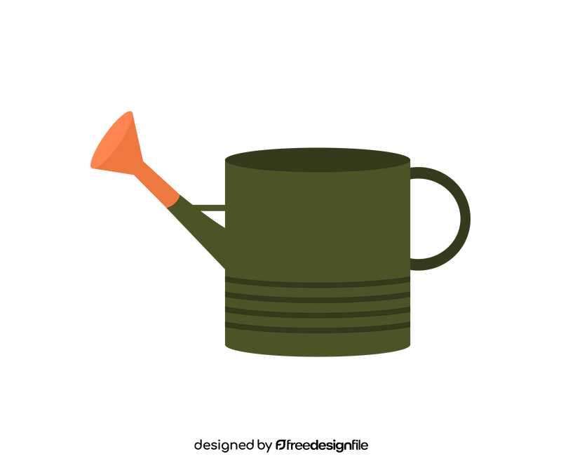 Cartoon watering can clipart