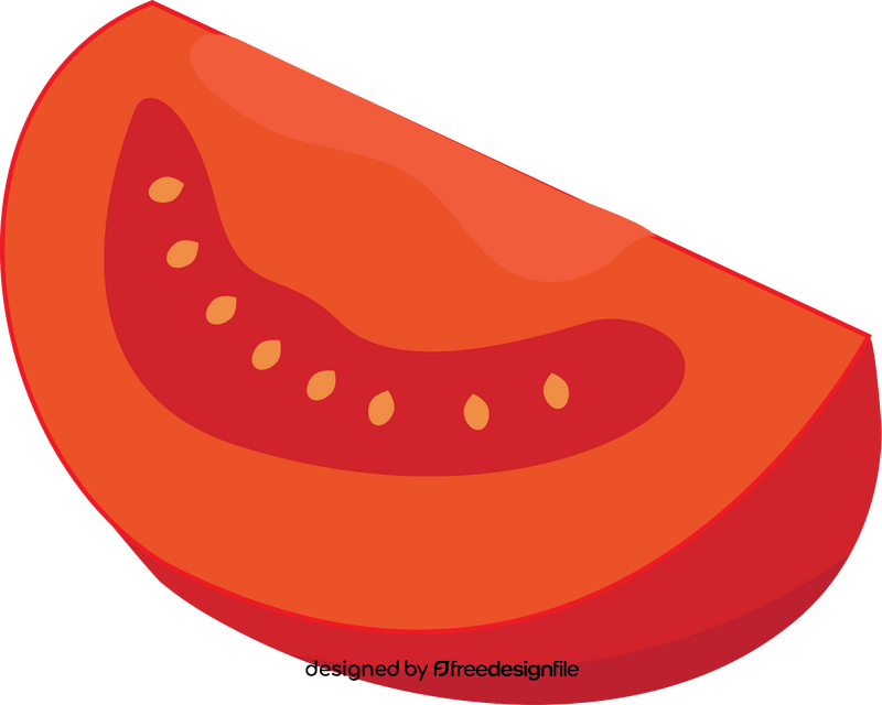 Slice of Tomato clipart