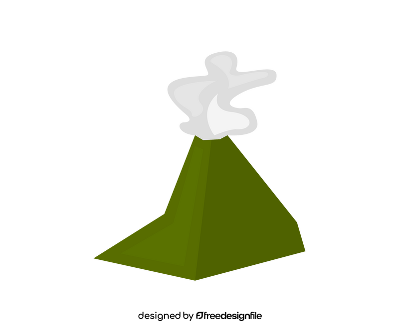 Volcano free clipart