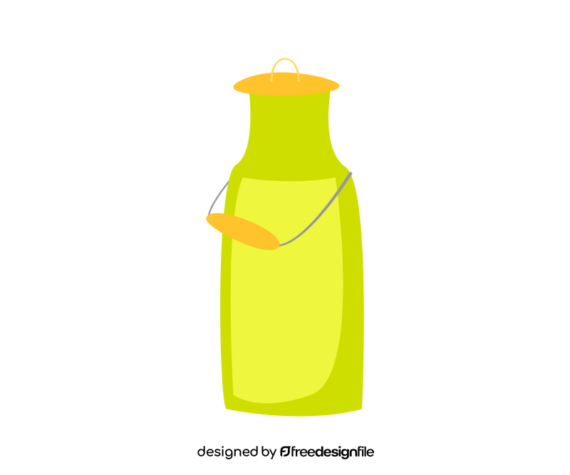 Bottle of milk clipart