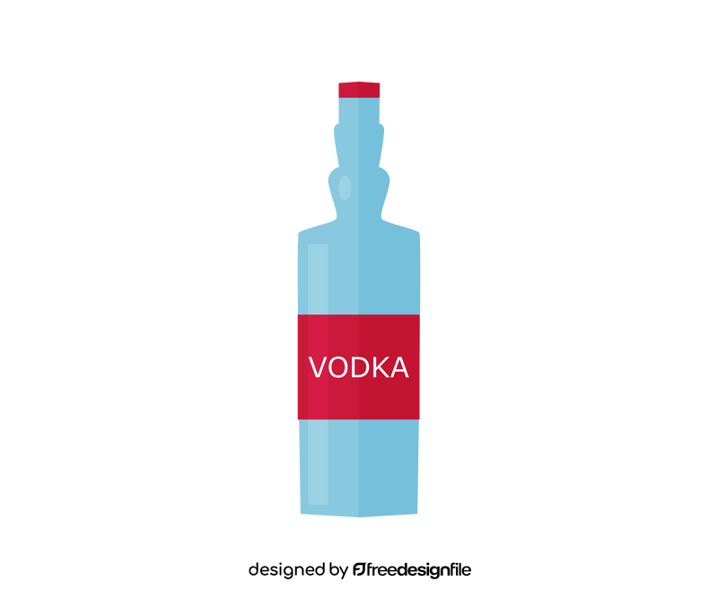 Russian vodka clipart