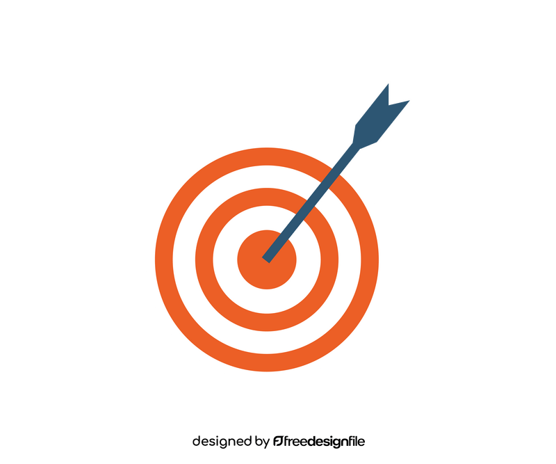 Arrow target clipart