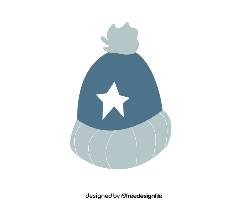 Cartoon winter hat clipart