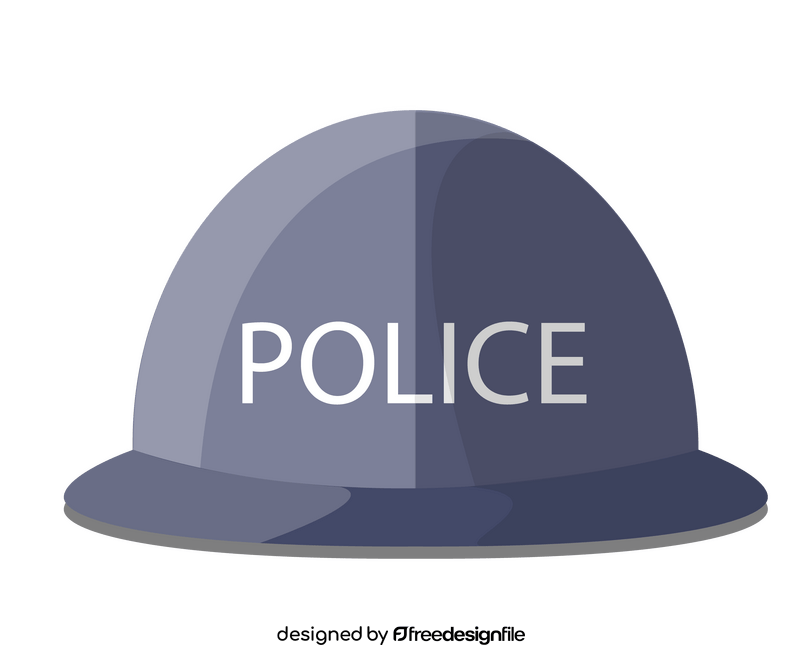 Police hat illustration clipart