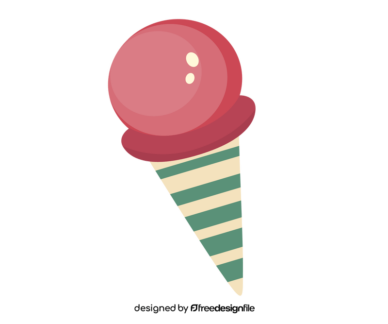 Ice cream illustration clipart