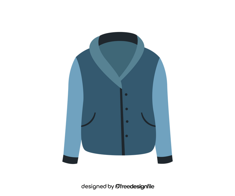 Men jacket cartoon clipart