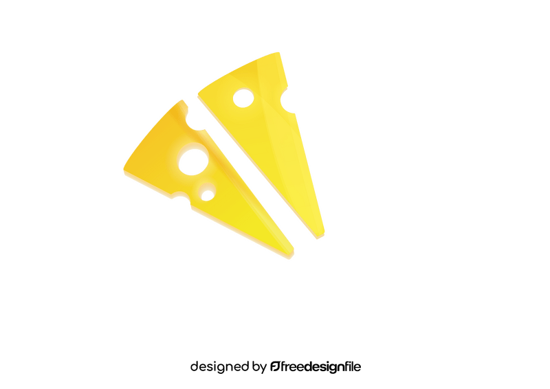 Triangle Cheese Slices clipart