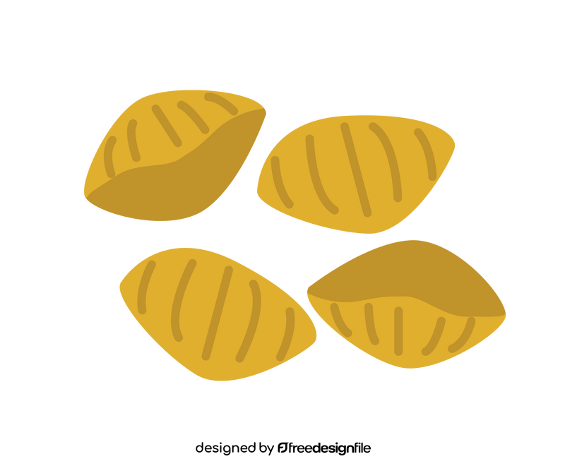 Ditalini pasta clipart