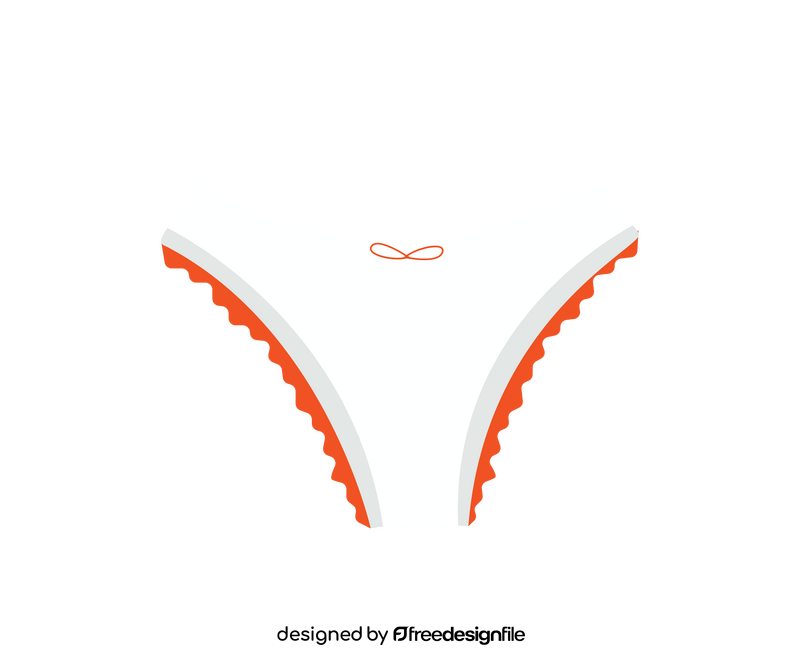 Women panties drawing clipart