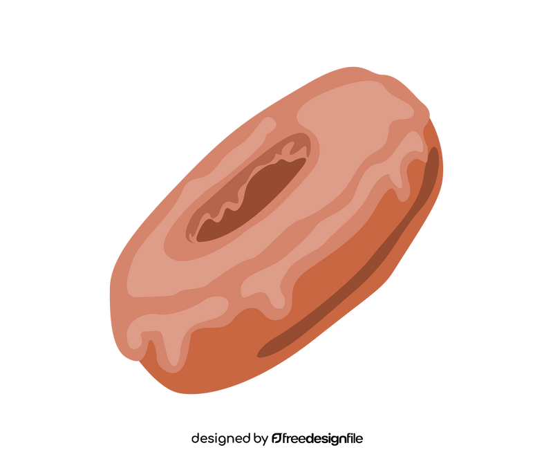 Donut drawing, doughnut cartoon clipart