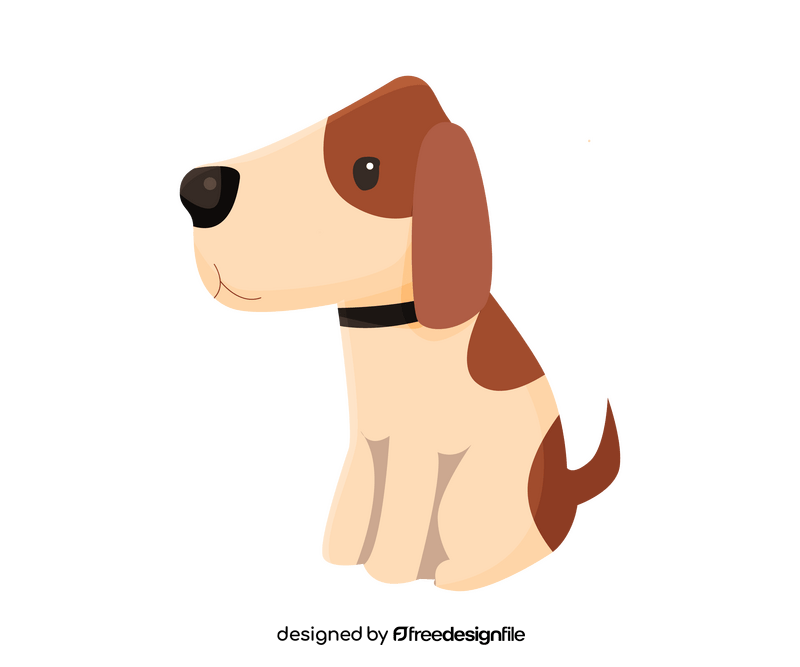 Harrier dog illustration clipart