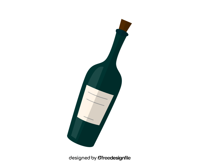 Wine bottle free clipart