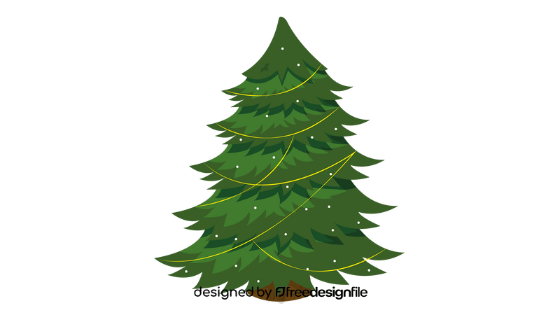 Simple Christmas Tree clipart