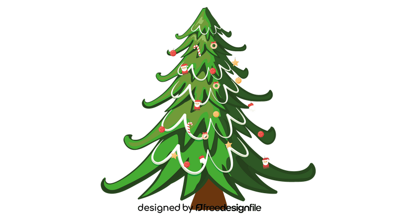 Christmas Tree with Gifts clipart