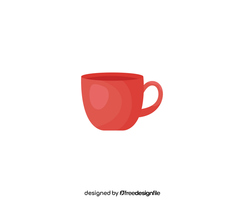 Red cup drawing clipart