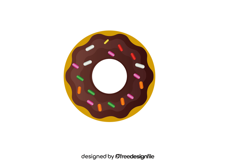 Chocolate Donuts clipart