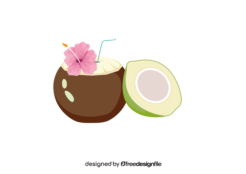 Coconut Cocktail clipart