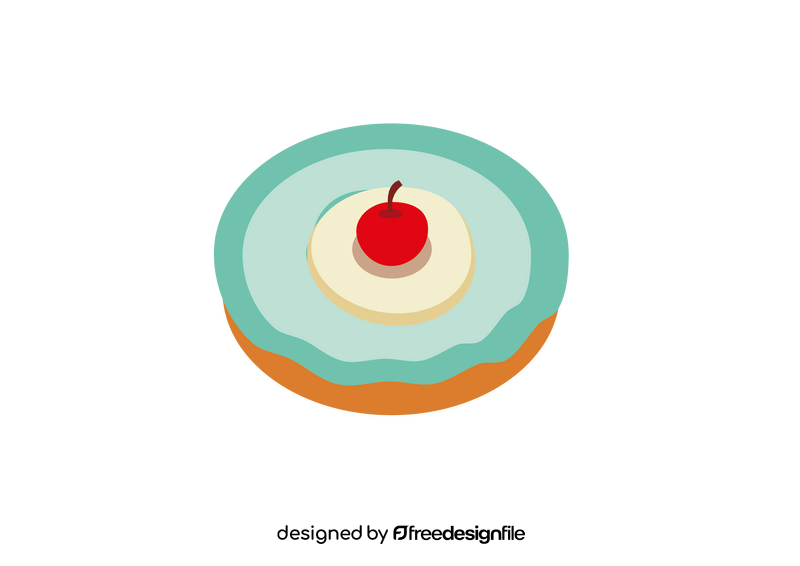 Cherry Donuts clipart