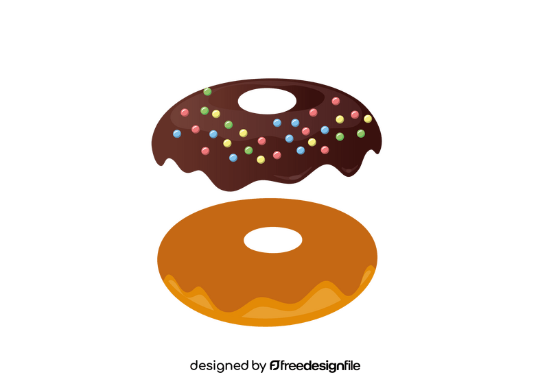 Chocolate Donuts clipart