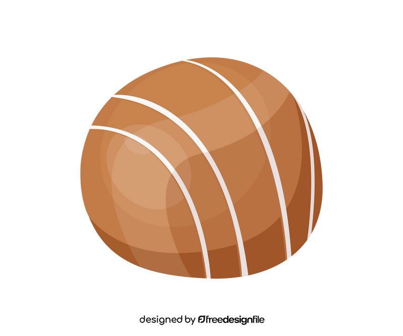 Chocolate truffle clipart