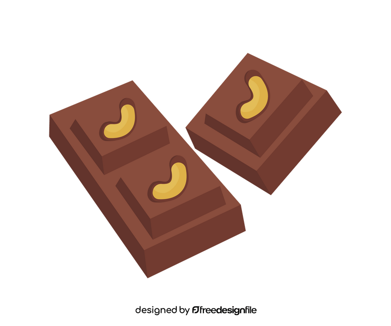 Free cashew chocolate clipart